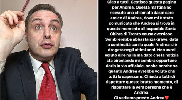 _andrea_dipre_ricoverato_overdose_sara_tommasi_ultimissime_oggi_14_5_2024