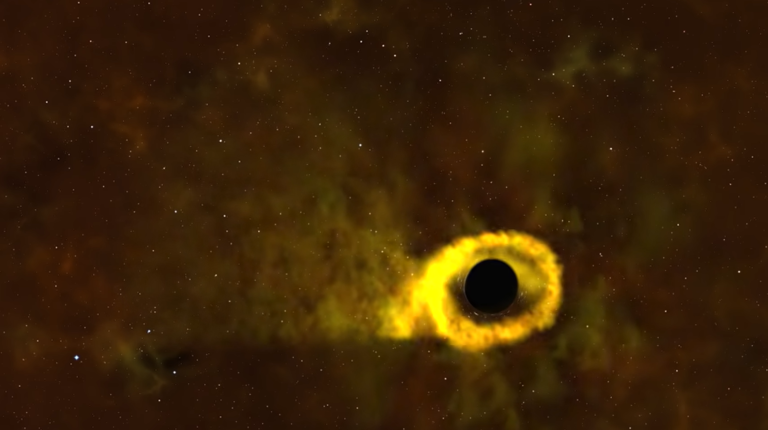 buco nero mangia una stella video nasa