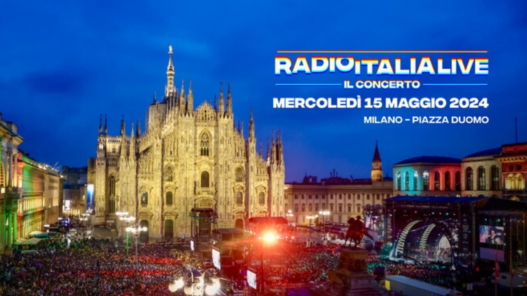 concerto radio italia napoli e milano piazza duomo 2024