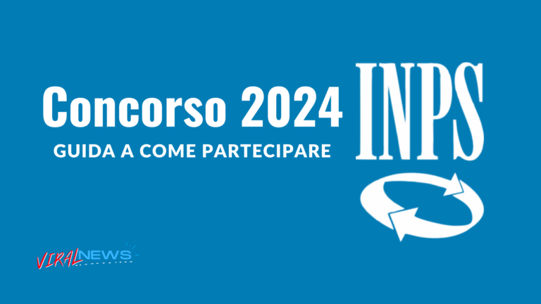 concorso inps 2024 come partecipare requisiti bando