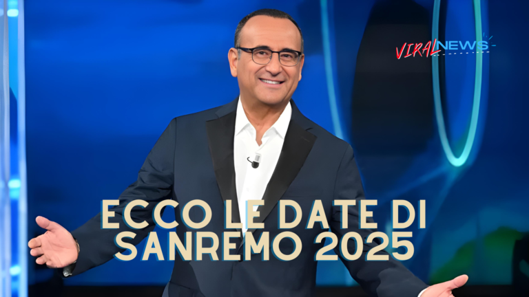 le date di sanremo 2025 carlo conti festival della musica italia
