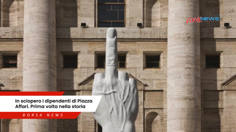 sciopero borsa dipendenti piazza affari milano 27 giugno