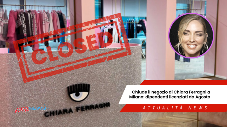 Chiude il negozio di chiara ferragni a milano a piazza gae aulenti corso sempione