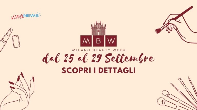 Milano beauty week dal 25 al 29 settembre