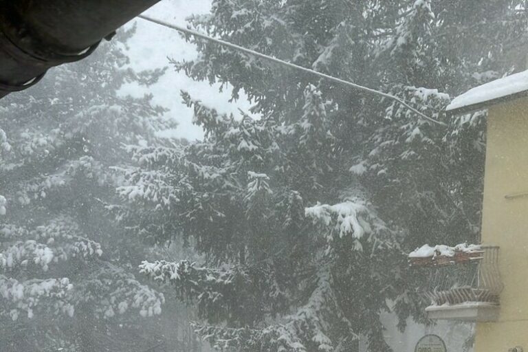 Neve a Sorpresa: L'Abruzzo si Veste di Bianco a Quota 600 Metri
