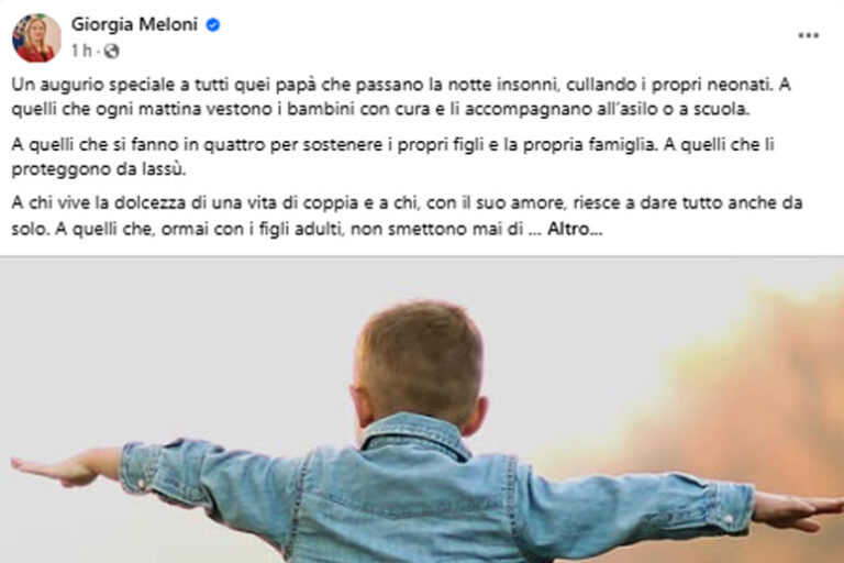 Un Caloroso Saluto ai Papà: Riflessioni e Auguri dai Vertici Politici